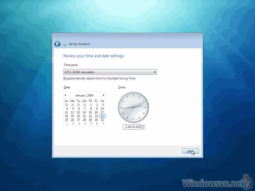 Installing win7 client 19